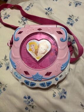 Y2K Pink Princess Themed Portable CD Player Bag